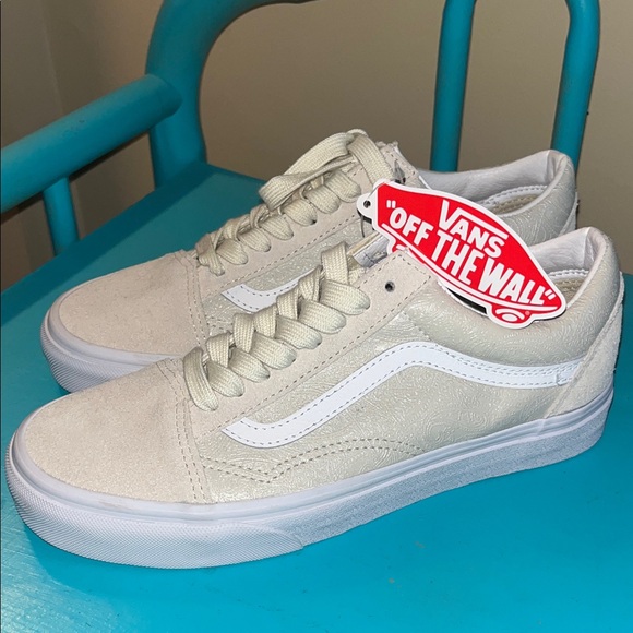 Vans Shoes - Vans Cream and White Sneakers